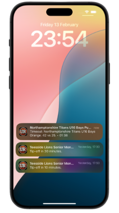 Live notifications