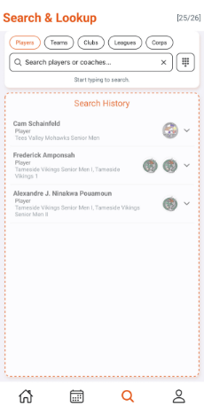 Search page